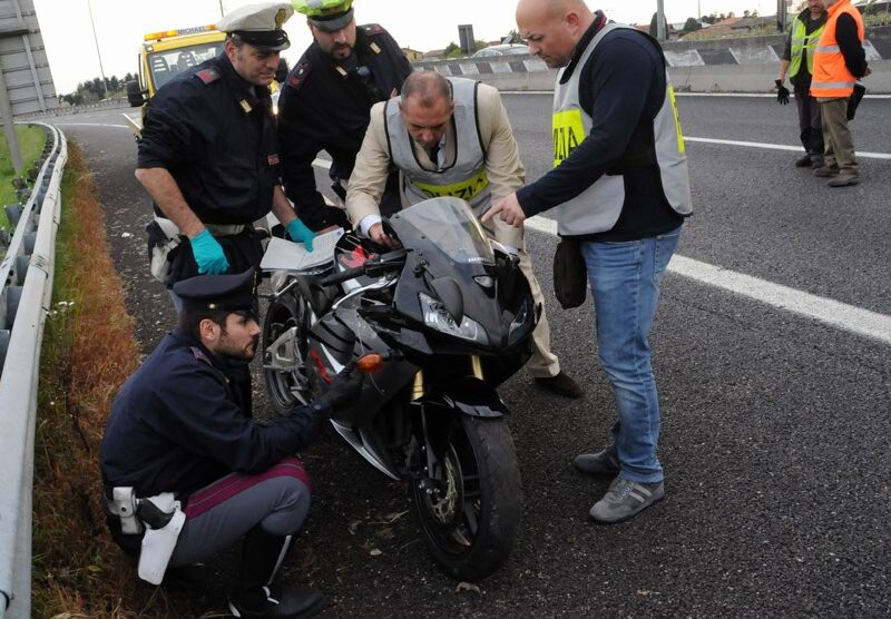 La moto di Simone Sala