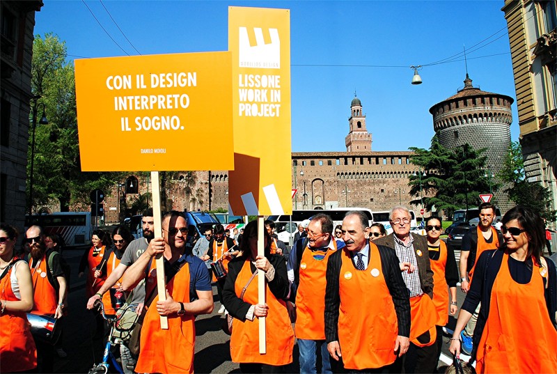 La sfilata per il design a Milano