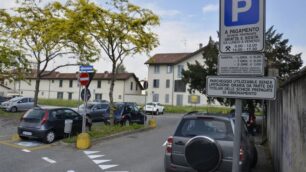 Vimercate - Parcheggio di via Sant’ Antonio (foto Max Spinolo)