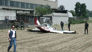 L’aereo caduto a Ceriano Laghetto