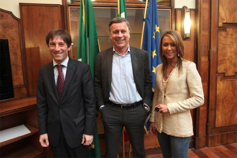 Da sinistra: Fabrizio Sala, Dario Allevi e Martina Sassoli