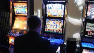 Una sala di slot machine