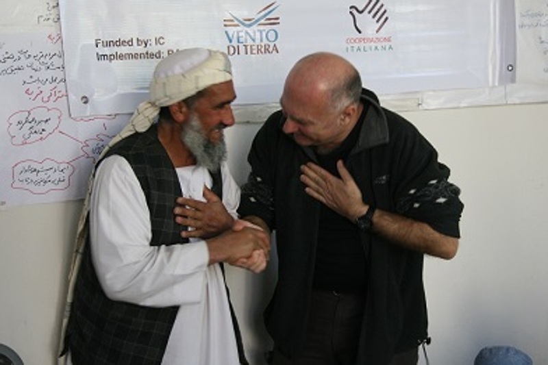 Annibale Rossi a Herat, in Afghanistan