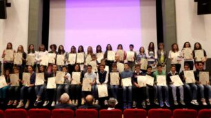 Tutti gkli studenti premiati dai Maestri del Lavoro