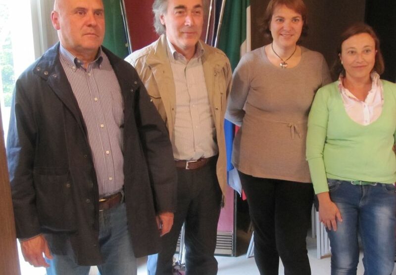 Da sinistra Ambrogio Basilio (consigliere), Giancarlo Cavalli (presidente), Elena Campaner (tesoriere) e Valeria Villa (segreteria)