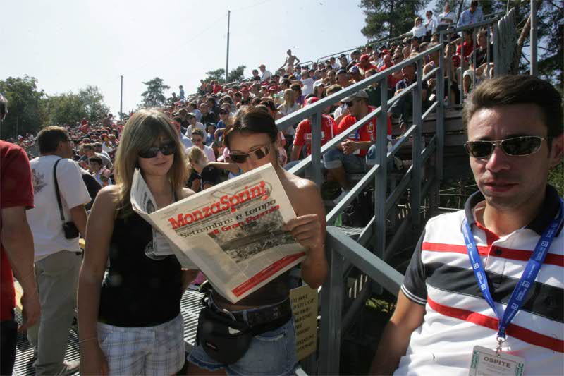 Monza. Il circuito: la tribuna degli Amici dell’autodromo