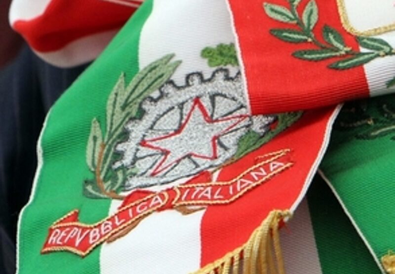 fascia tricolore sindaco elezioni