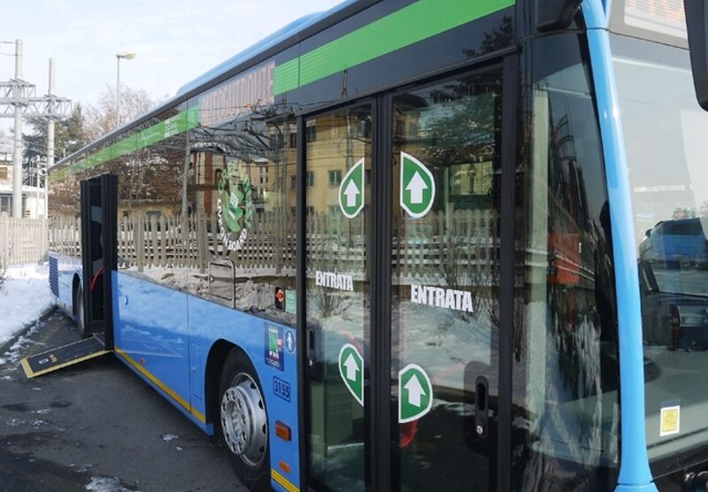 Un autobus a Monza