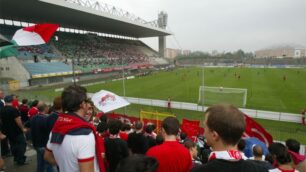 Tifosi del Monza in curva