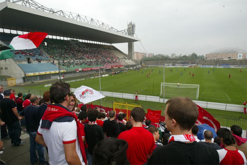 Tifosi del Monza in curva