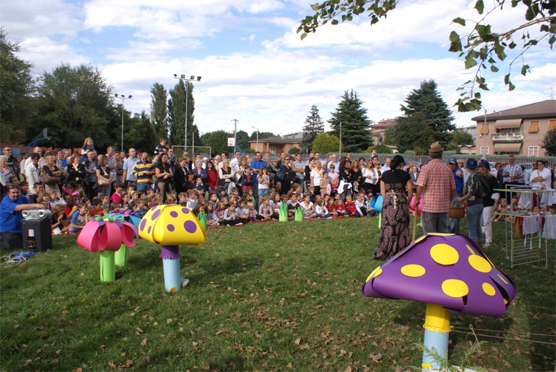 Il giardino della scuola dell’infanzia di San Fruttuoso