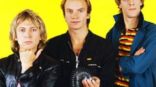 La band dei Police.: Andy  Summers, Sting e Stewart Copeland