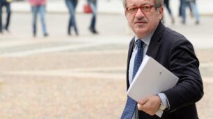 Il presidente della Lombardia, Roberto Maroni