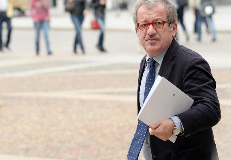 Il presidente della Lombardia, Roberto Maroni