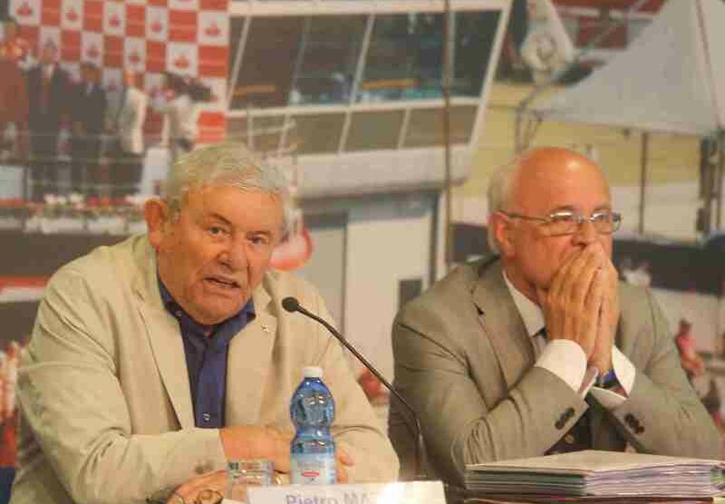 Monza, la  presentazione del Festival dello sport 2014: Pietro Mazzo ed Enrico Redaelli