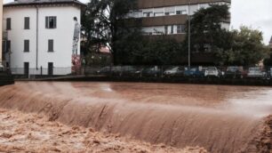 Il Lambro davanti al mulino Colombo