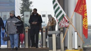 L’ingresso della StMicroelectronics di Agrate