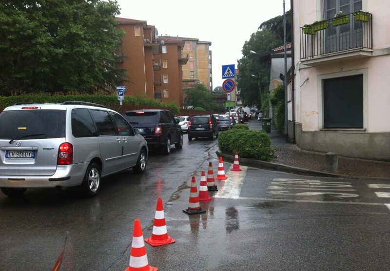 Strade chiuse per allagamenti ad Arcore