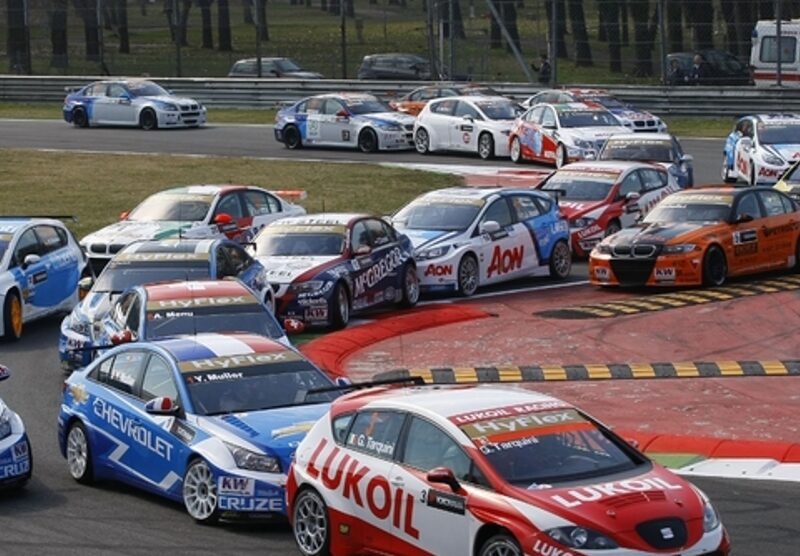 Una gara del campionato  Wtcc in autodromo a Monza