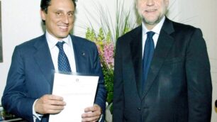 Massimo Ponzoni con Roberto Formigoni