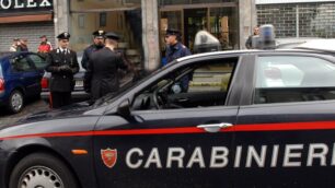 Sul posto i carabinieri di Seregno