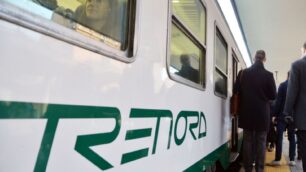 Un convoglio Trenord