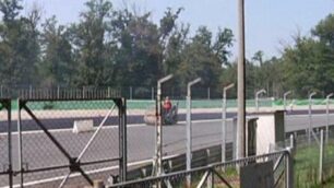 I lavori di asfaltatura in autodromo