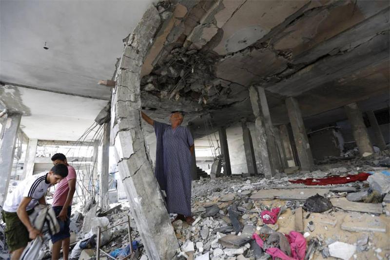 Gaza - Scene terrificanti dei bombardamenti