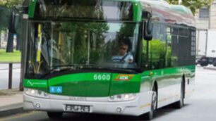 Il primo autobus verde dell’Atm.