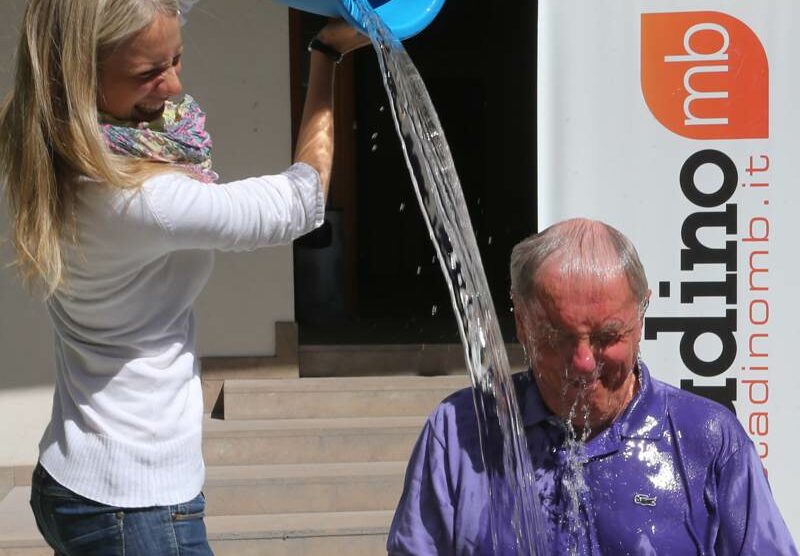 Monza: l’Ice bucket challenge di Luigi Losa, direttore del Cittadino