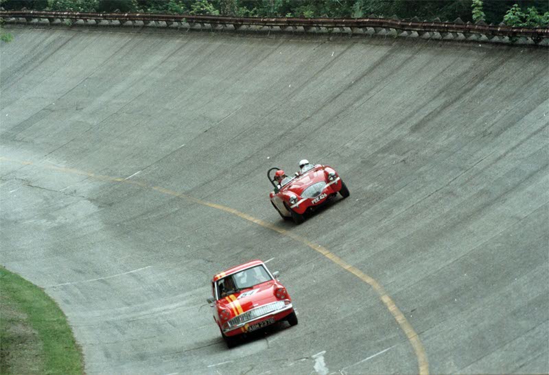 La sopraelevata del vecchio circuito di Monza