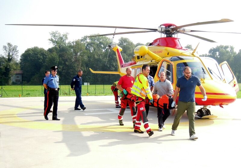 Il recupero della salma dell’alpinista precipitato