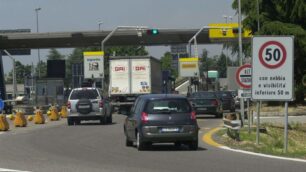 Il casello autostradale di Cavenago