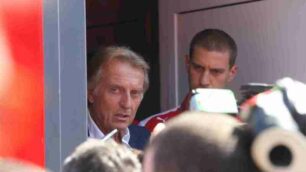 Montezemolo all’autodromo di Monza
