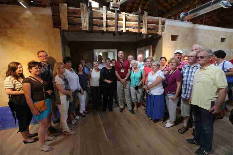 A Monza tra i primi visitatori di Villa reale anche un gruppo di turisti polacchi