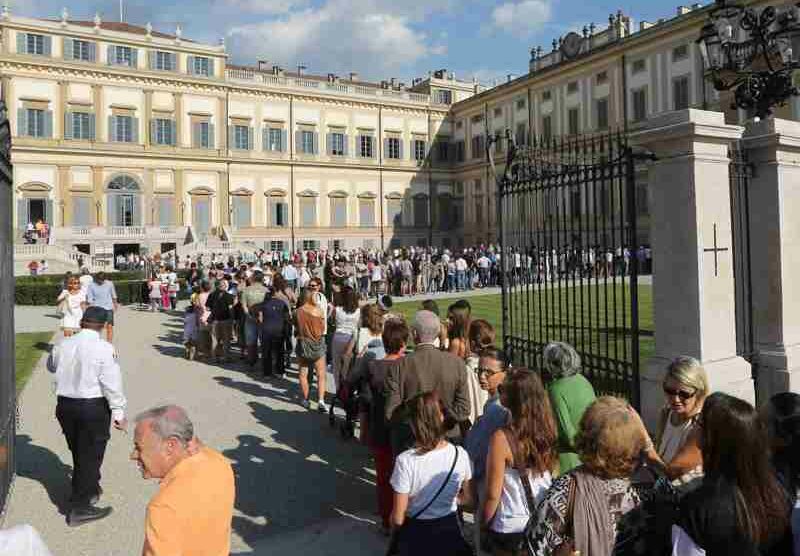 Le code per visitare la Villa reale di Monza