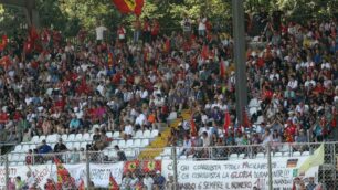 Monza Gran premio d’Italia di F 1. Il pubblico sugli spalti (Foto Radaelli)