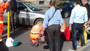 L’incidente in via Aliprandi a Monza