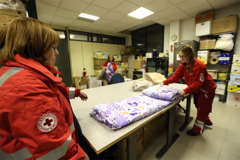 La sede della Croce rossa di Brugherio