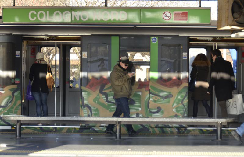 La stazione della metropolitana di Cologno