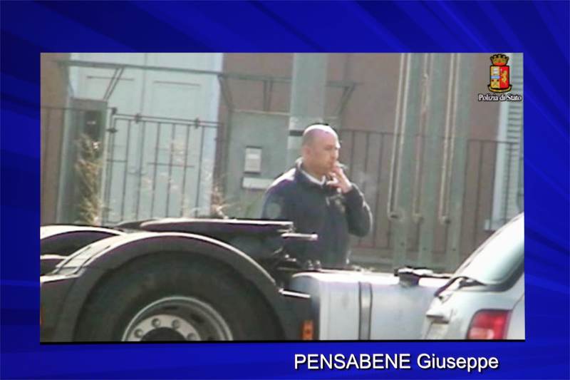 Giuseppe Pino Pensabene in una immagine della Polizia di Stato