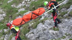 Escursionista di Lesmo scivola e si ferisce sul Grignone