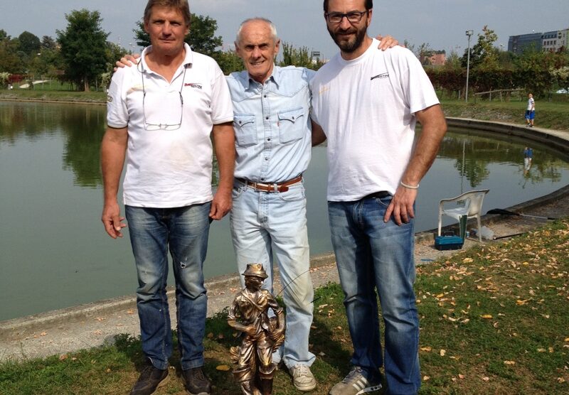 Il terzetto della Asd Cannisti Muggiò, vincitore del Trofeo 125° di fondazione, organizzato dalla Pescatori Monzesi 1889