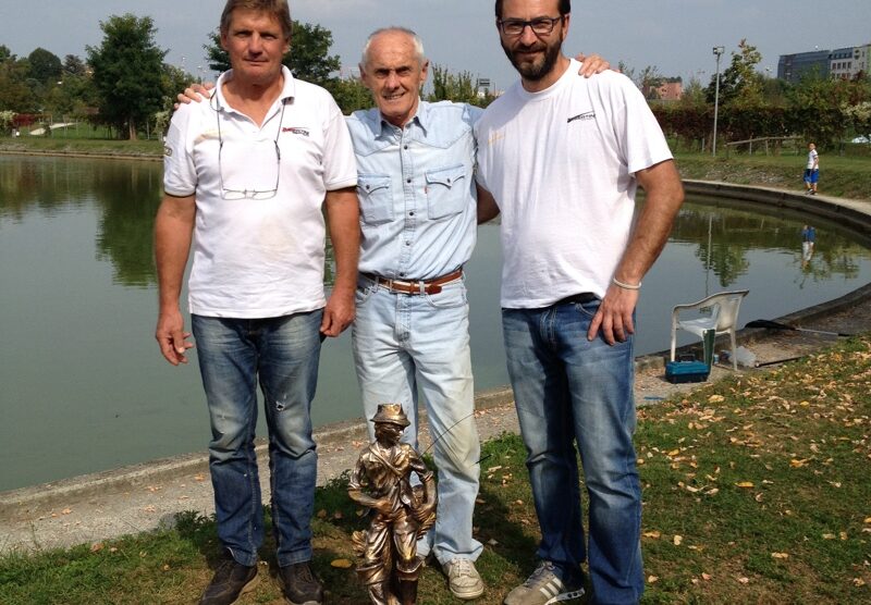 Il terzetto della Asd Cannisti Muggiò, vincitore del Trofeo 125° di fondazione, organizzato dalla Pescatori Monzesi 1889