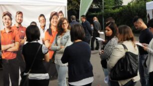 I colloqui in piazza a Verano per lavorare da McDonald’s
