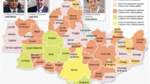 I candidati alla guida della nuova Provincia e il peso dei Comuni al voto