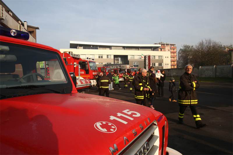 A Giussano fondamentale l’intervento dei vigili del fuoco