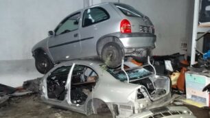 Una delle foto scattate dagli agenti nel corso delle indagini