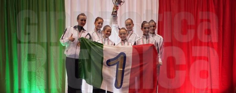 Desio, la Ginnastica San Giorgio vince lo scudetto di ritmica