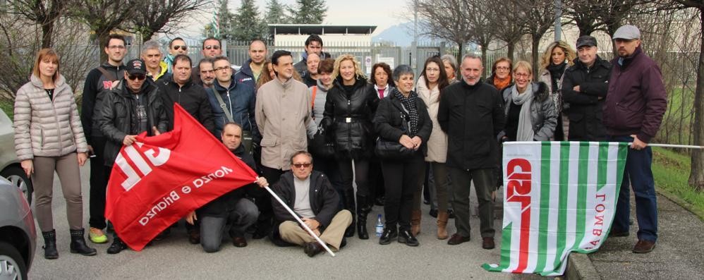 Ornago, sciopero e presidio a oltranza alla Sensient